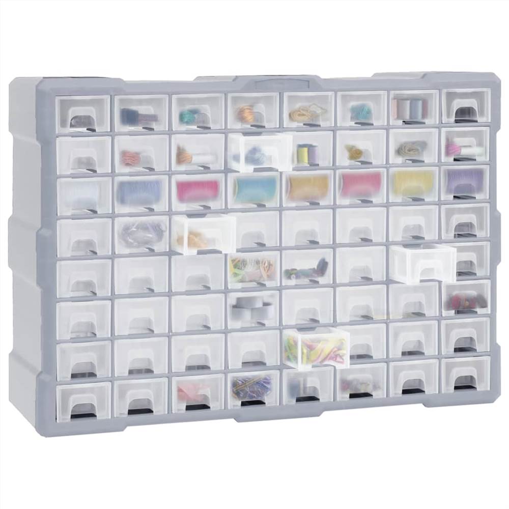 Multi-drawer Organiser with 64 Drawers 52x16x37.5 cm Multi-drawer Organiser With 64 Drawers 52x16x37.5 Cm -Room Multi drawer Organiser with 64 Drawers 52x16x37 5 cm 449468 2