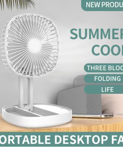 Multifunction Folding Fan, 3 Levels Speed, Aromatherapy Cooling Fan, 1200mAh Battery, USB Charging, Low Noise - Grey 5 Multifunction Folding Fan, 3 Levels Speed, Aromatherapy Cooling Fan, 1200mAh Battery, USB Charging, Low Noise - Grey -Room Multifunction Folding Fan with 3 Levels Speed Grey 510809 3