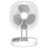 Multifunction Folding Fan, 3 Levels Speed, Aromatherapy Cooling Fan, 1200mAh Battery, USB Charging, Low Noise - White -Room Multifunction Folding Fan with 3 Levels Speed White 510808 0