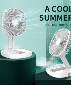 Multifunction Folding Fan, 3 Levels Speed, Aromatherapy Cooling Fan, 1200mAh Battery, USB Charging, Low Noise - White 4 Multifunction Folding Fan, 3 Levels Speed, Aromatherapy Cooling Fan, 1200mAh Battery, USB Charging, Low Noise - White -Room Multifunction Folding Fan with 3 Levels Speed White 510808 2
