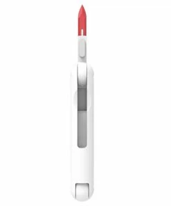 Multifunctional Foldable Cleaning Pen, Silicone Nib, Bluetooth Earphone Headset Keyboard Cleaning Pen Tool - White