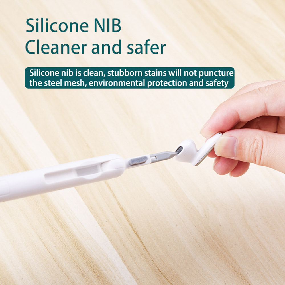 Multifunctional Foldable Cleaning Pen, Silicone Nib, Bluetooth Earphone Headset Keyboard Cleaning Pen Tool - White Multifunctional Foldable Cleaning Pen, Silicone Nib, Bluetooth Earphone Headset Keyboard Cleaning Pen Tool - White -Room Multifunctional Foldable Cleaning Pen 508972 5