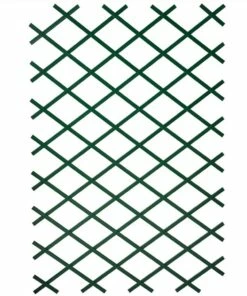 Nature 2 Pcs Garden Trellises 100x200 Cm PVC Green