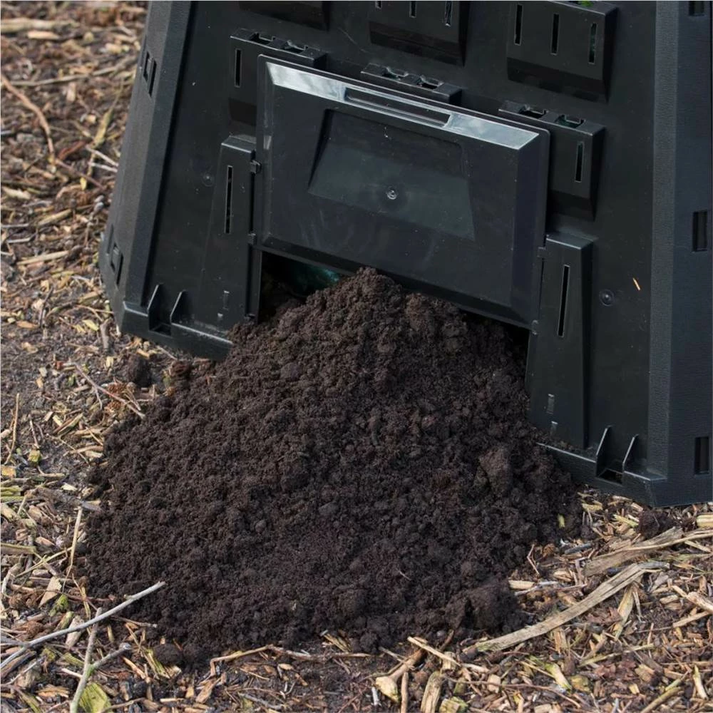 Nature Compost Bin Black 1200 L 6071483 - Image 3