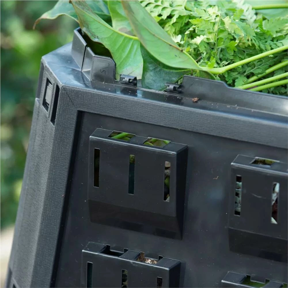 Nature Compost Bin Black 1200 L 6071483 - Image 5