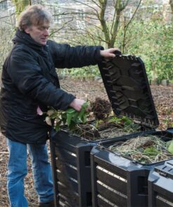 Nature Compost Bin Black 1200 L 6071483 -Room Nature Compost Bin Black 1200 L 6071483 454704 5