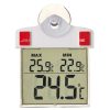 Nature Digital Window Thermometer 13x10x3 Cm 6080078