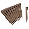 Nature Garden Anchor Pegs 10 Pcs Taupe -Room Nature Garden Anchor Pegs 10 pcs Taupe 492143 0