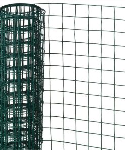 Nature Wire Mesh Square 0.5x5 M 13 Mm Plastic Coated Steel Green