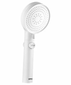 OPPLE Pressurized Handheld Shower Set Punch-Free Adsorption Three-speed Mode Adjustable Automatic Charging One-click STOP Button - White
