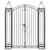Ornamental Garden Gate Wrought Iron 122x20.5x160 Cm 2 Ornamental Garden Gate Wrought Iron 122x20.5x160 Cm -Room Ornamental Garden Gate Wrought Iron 122x20 5x160 cm 449507 0