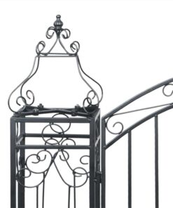 Ornamental Garden Gate Wrought Iron 122x20.5x160 Cm -Room Ornamental Garden Gate Wrought Iron 122x20 5x160 cm 449507 3