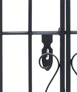 Ornamental Garden Gate Wrought Iron 122x20.5x160 Cm -Room Ornamental Garden Gate Wrought Iron 122x20 5x160 cm 449507 4