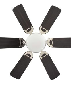 Ornate Ceiling Fan With Light 82 Cm Dark Brown -Room Ornate Ceiling Fan with Light 82 cm Dark Brown 427845 5