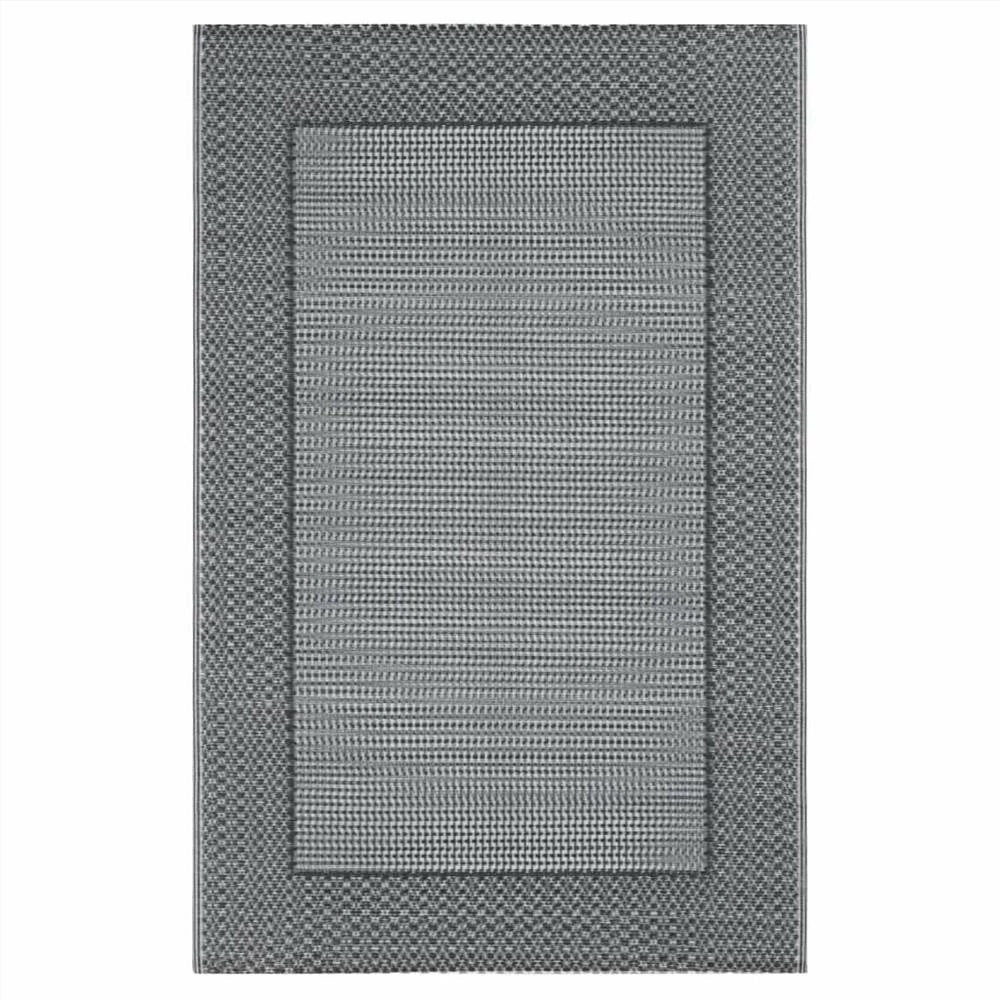 Outdoor Carpet Grey 160x230 Cm PP - Image 2