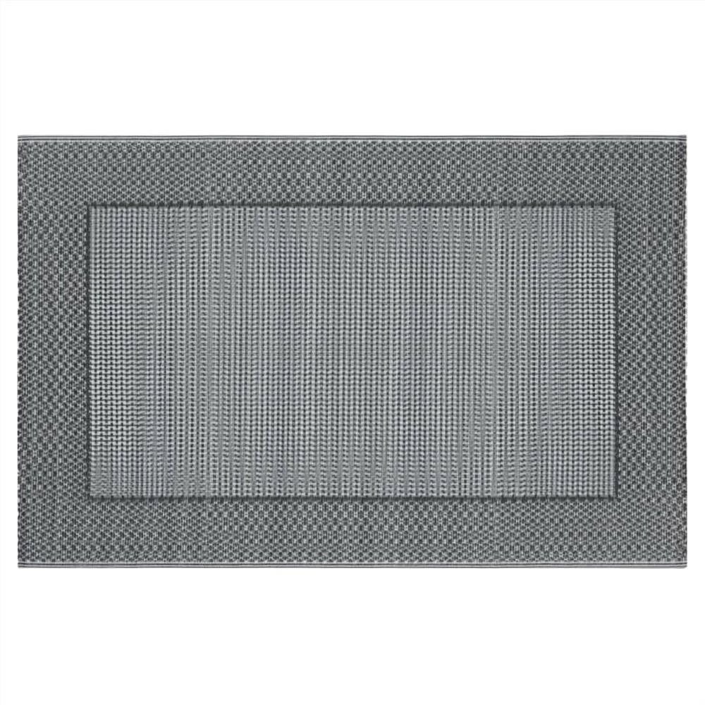 Outdoor Carpet Grey 160x230 Cm PP - Image 3