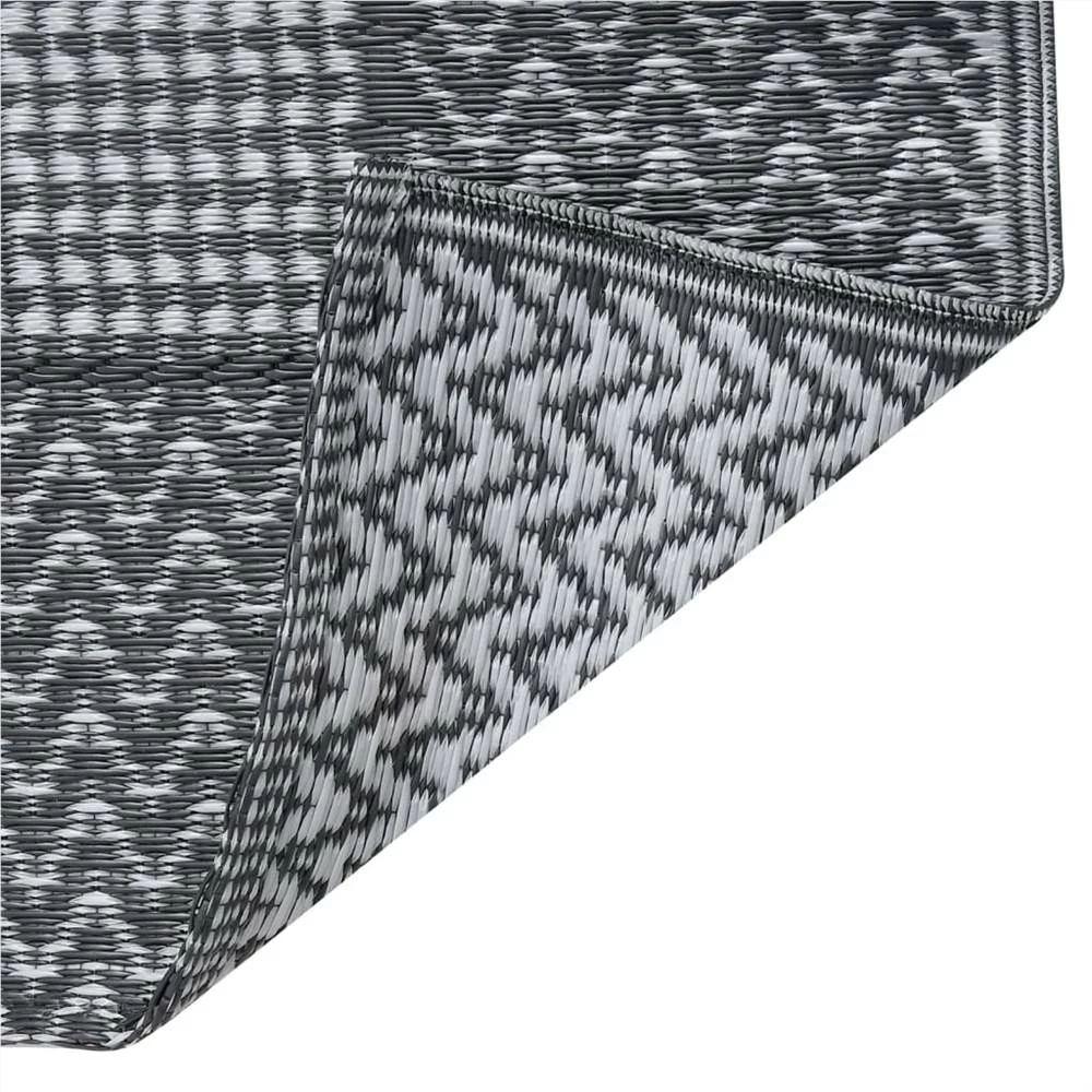 Outdoor Carpet Grey 160x230 Cm PP - Image 6