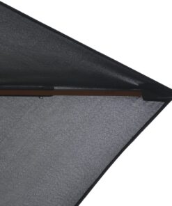 Outdoor Parasol With Wooden Pole 200x300 Cm Anthracite -Room Outdoor Parasol with Wooden Pole 200x300 cm Anthracite 433285 5