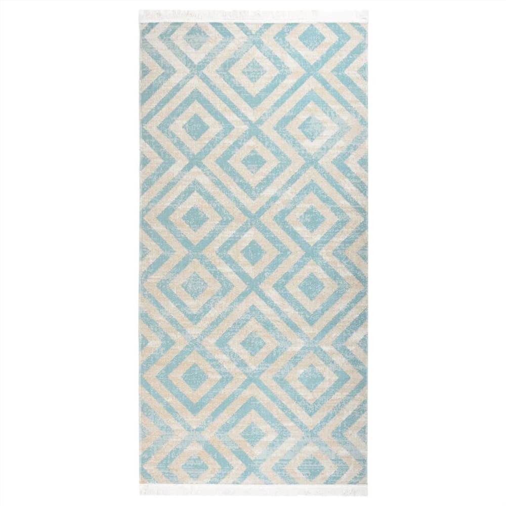 Outdoor Rug Flatweave 100x200 cm Green and Beige Outdoor Rug Flatweave 100x200 Cm Green And Beige -Room Outdoor Rug Flatweave 100x200 cm Green and Beige 499463 0