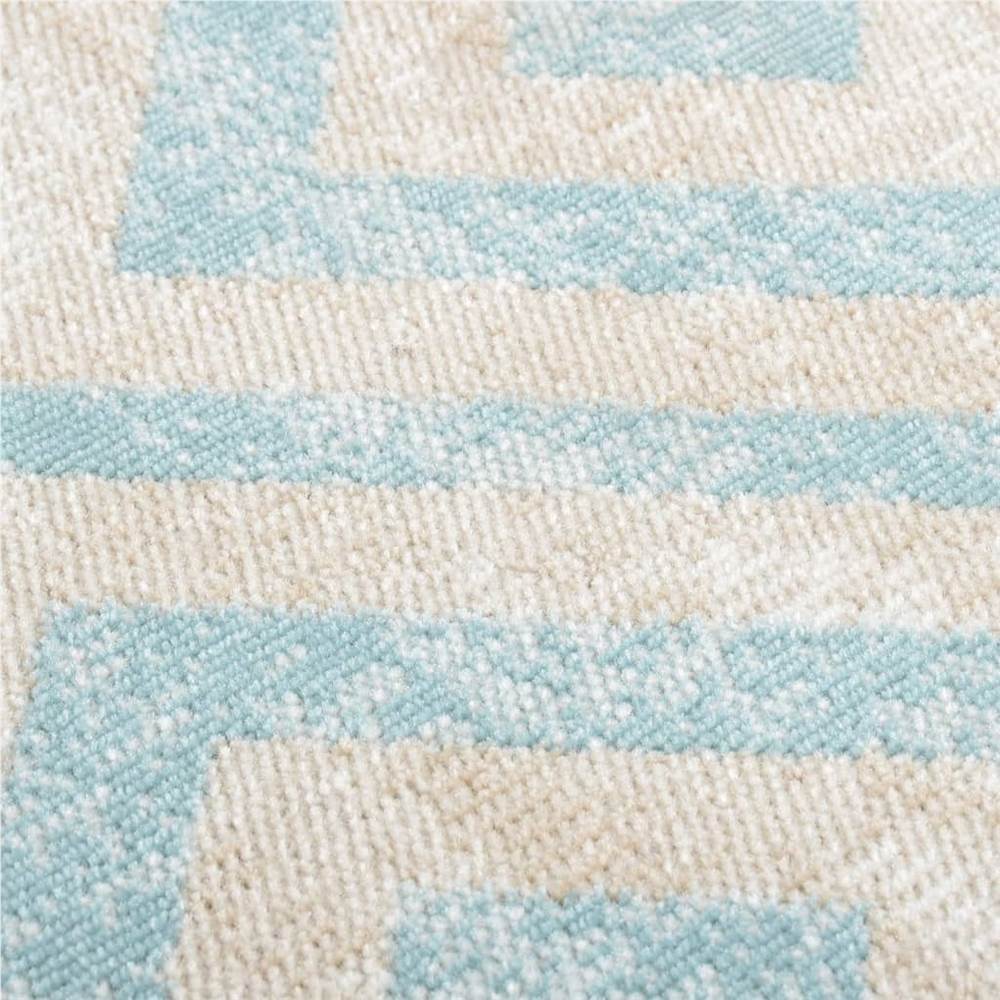 Outdoor Rug Flatweave 100x200 cm Green and Beige Outdoor Rug Flatweave 100x200 Cm Green And Beige -Room Outdoor Rug Flatweave 100x200 cm Green and Beige 499463 4