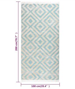 Outdoor Rug Flatweave 100x200 Cm Green And Beige 7 Outdoor Rug Flatweave 100x200 Cm Green And Beige -Room Outdoor Rug Flatweave 100x200 cm Green and Beige 499463 5