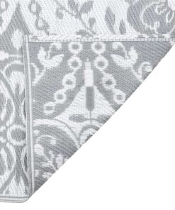 Outdoor Rug Light Grey 140x200 Cm PP 4 Outdoor Rug Light Grey 140x200 Cm PP -Room Outdoor Rug Light grey 140x200 cm PP 503197 3