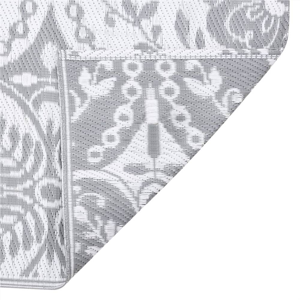 Outdoor Rug Light grey 140x200 cm PP Outdoor Rug Light Grey 140x200 Cm PP -Room Outdoor Rug Light grey 140x200 cm PP 503197 3