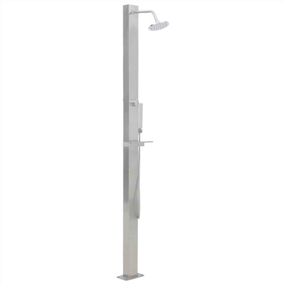Outdoor Shower Stainless Steel Straight Outdoor Shower Stainless Steel Straight -Room Outdoor Shower Stainless Steel Straight 455095 1