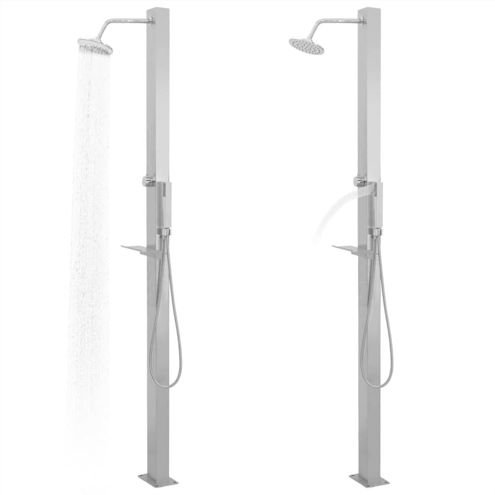 Outdoor Shower Stainless Steel Straight Outdoor Shower Stainless Steel Straight -Room Outdoor Shower Stainless Steel Straight 455095 4