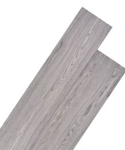 PVC Flooring Planks 5.26 M² 2 Mm Dark Grey