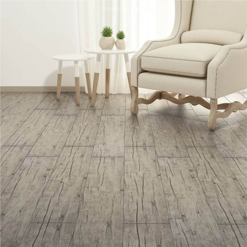 PVC Flooring Planks 5.26 m² 2 mm Oak Washed PVC Flooring Planks 5.26 M² 2 Mm Oak Washed -Room PVC Flooring Planks 5 26 m 2 mm Oak Washed 443797 1