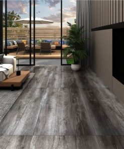 PVC Flooring Planks 5.26 M² 2 Mm Striped Wood