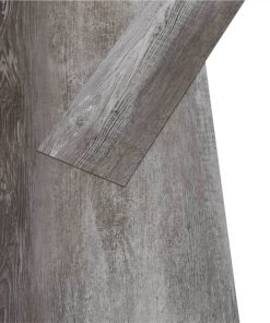 PVC Flooring Planks 5.26 M² 2 Mm Striped Wood -Room PVC Flooring Planks 5 26 m 2 mm Striped Wood 443669 5