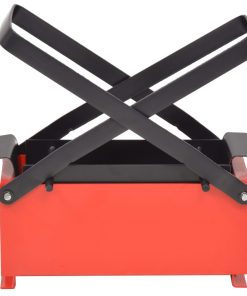 Paper Log Briquette Maker Steel 34x14x14 Cm Black And Red 3 Paper Log Briquette Maker Steel 34x14x14 Cm Black And Red -Room Paper Log Briquette Maker Steel 34x14x14 cm Black and Red 429217 1