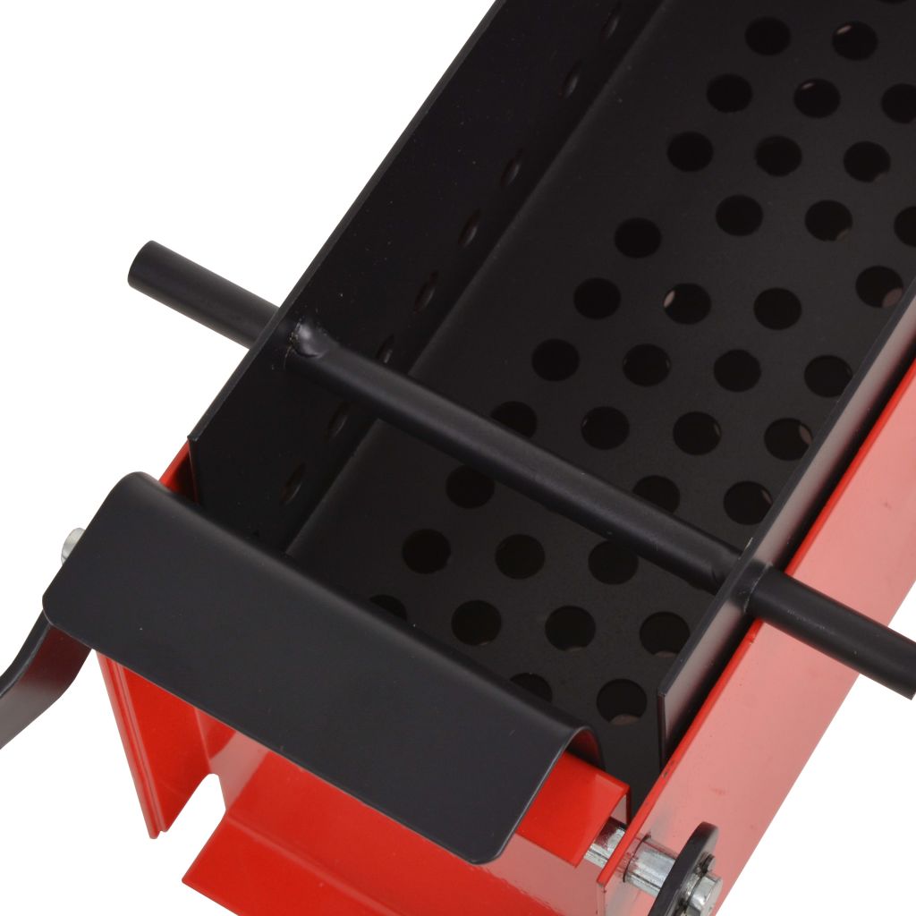 Paper Log Briquette Maker Steel 34x14x14 cm Black and Red Paper Log Briquette Maker Steel 34x14x14 Cm Black And Red -Room Paper Log Briquette Maker Steel 34x14x14 cm Black and Red 429217 2