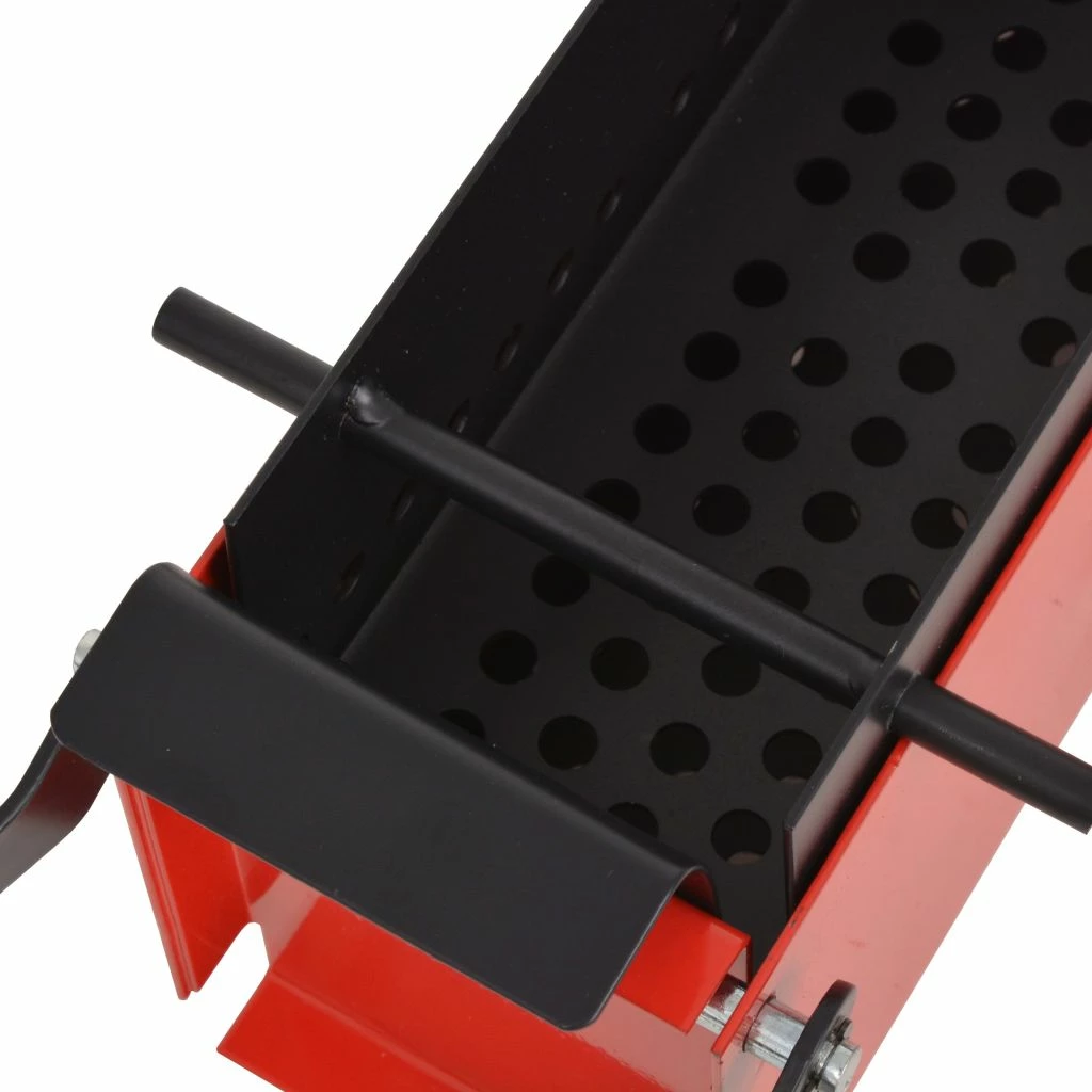 Paper Log Briquette Maker Steel 34x14x14 Cm Black And Red - Image 3