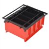 Paper Log Briquette Maker Steel 38x31x18 Cm Black And Red -Room Paper Log Briquette Maker Steel 38x31x18 cm Black and Red 453552 0