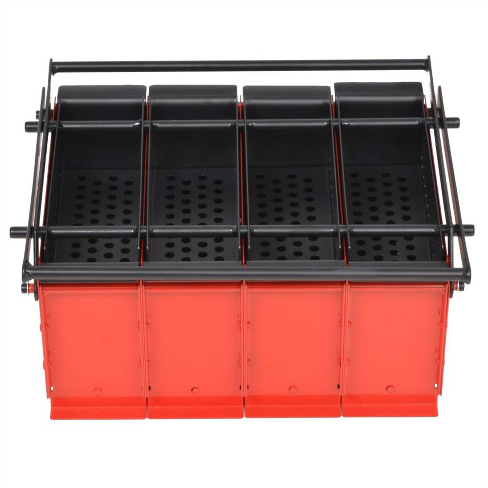 Paper Log Briquette Maker Steel 38x31x18 cm Black and Red Paper Log Briquette Maker Steel 38x31x18 Cm Black And Red -Room Paper Log Briquette Maker Steel 38x31x18 cm Black and Red 453552 1