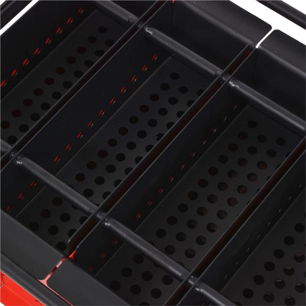 Paper Log Briquette Maker Steel 38x31x18 cm Black and Red Paper Log Briquette Maker Steel 38x31x18 Cm Black And Red -Room Paper Log Briquette Maker Steel 38x31x18 cm Black and Red 453552 2