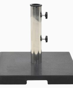 Parasol Base Granite 20 Kg Square Black