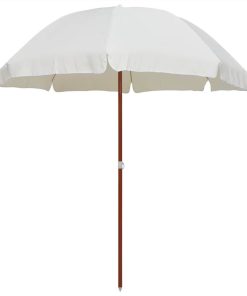 Parasol With Steel Pole 240 Cm Sand