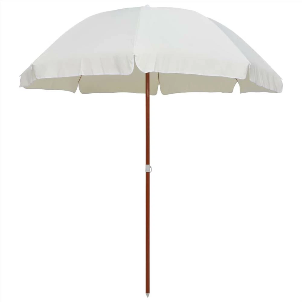 Parasol With Steel Pole 240 Cm Sand