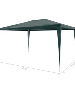 Party Tent 3x4 M PE Green -Room Party Tent 3x4 m PE Green 500568 5