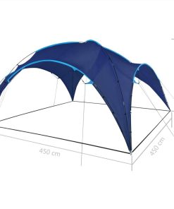 Party Tent Arch 450x450x265 Cm Dark Blue 7 Party Tent Arch 450x450x265 Cm Dark Blue -Room Party Tent Arch 450x450x265 cm Dark Blue 490529 5