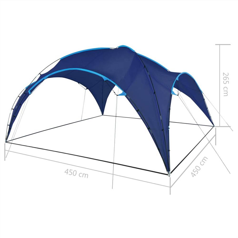 Party Tent Arch 450x450x265 cm Dark Blue Party Tent Arch 450x450x265 Cm Dark Blue -Room Party Tent Arch 450x450x265 cm Dark Blue 490529 5