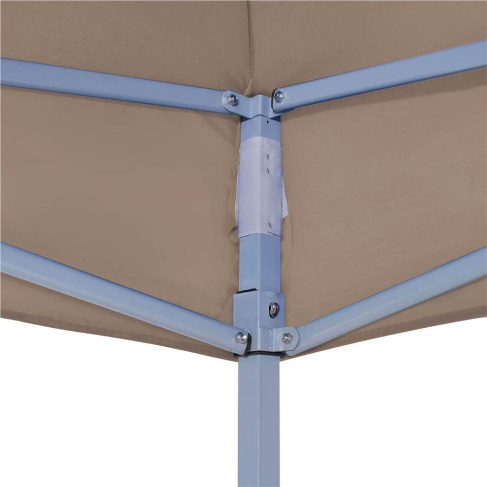 Party Tent Roof 2x2 m Taupe 270 g/m² Party Tent Roof 2x2 M Taupe 270 G/m² -Room Party Tent Roof 2x2 m Taupe 270 g m 455480 3