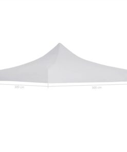 Party Tent Roof 3x3 M White -Room Party Tent Roof 3x3 m White 439363 3