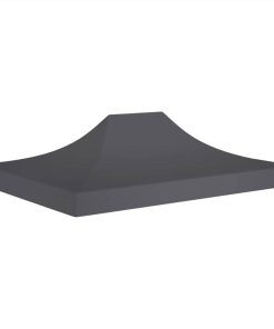 Party Tent Roof 4.5x3 M Anthracite 270 G/m²