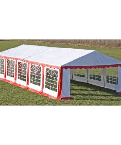 Party Tent Top And Side Panels 10 X 5 M Red & White