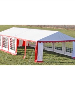 Party Tent Top And Side Panels 10 X 5 M Red & White 4 Party Tent Top And Side Panels 10 X 5 M Red & White -Room Party Tent Top and Side Panels 10 x 5 m Red White 441360 2
